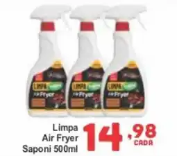 Rede Super Compras Limpa Air Fryer Saponi oferta