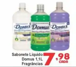 Rede Super Compras Sabonete Líquido Domus 1,1L Fragrâncias oferta