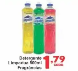 Rede Super Compras Detergente Limpadua fragrâncias oferta