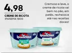 Mercadão Atacadista Creme de ricota ipanema oferta