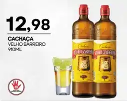 Mercadão Atacadista Cachaça velho barreiro oferta
