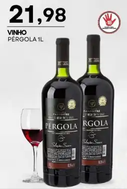 Mercadão Atacadista vinho pergola 1l oferta