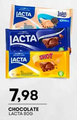 Mercadão Atacadista chocolate lacta 80g oferta