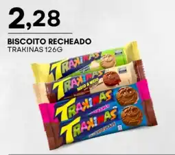 Mercadão Atacadista Biscoito recheado trakinas oferta