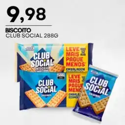 Mercadão Atacadista Biscoito club social oferta