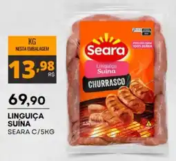 Mercadão Atacadista Linguiça Suína oferta
