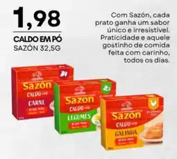 Mercadão Atacadista Caldo em pó sazon 32,5g oferta