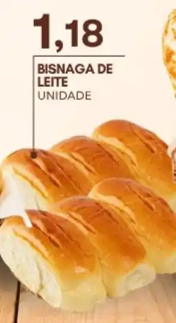 Mercadão Atacadista Bisnaga de leite oferta