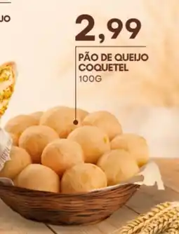Mercadão Atacadista pão de queijo coquetel oferta