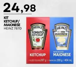 Mercadão Atacadista Kit ketchup/maionese heinz oferta