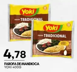 Mercadão Atacadista Farofa de mandioca yoki oferta