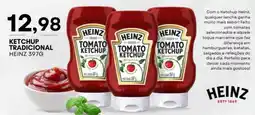 Mercadão Atacadista Ketchup tradicional heinz 397g oferta