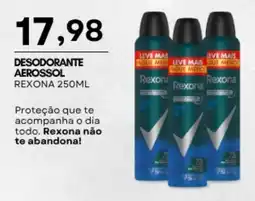 Mercadão Atacadista Desodorante aerossol rexona oferta