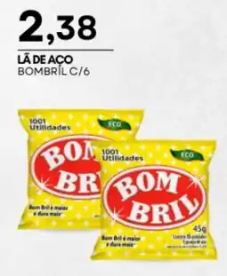 Mercadão Atacadista Lã de aço bombril c/6 oferta