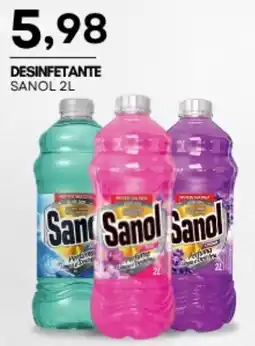 Mercadão Atacadista Desinfetante sanol 2l oferta