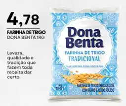 Mercadão Atacadista Farinha de trigo dona benta 1kg oferta