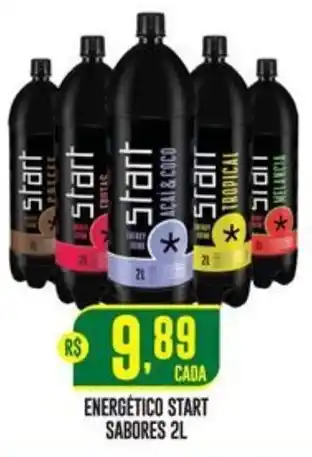 Energético start sabores