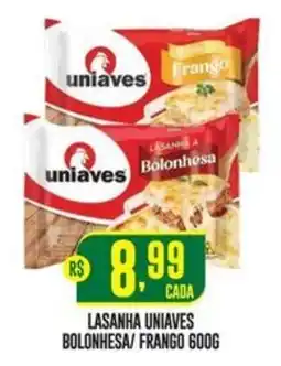Casagrande Supermercados Lasanha uniaves bolonhesa/ frango oferta