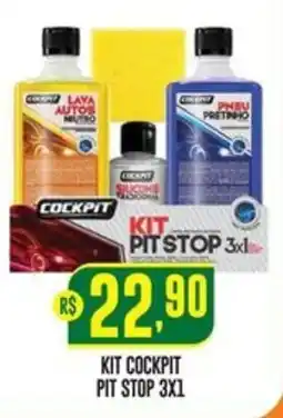 Casagrande Supermercados kit cockpit pit stop 3x1 oferta