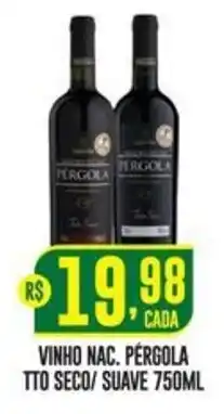 Casagrande Supermercados vinho nac. pergola oferta
