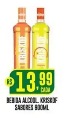 Casagrande Supermercados bebida alcool kriskof sabores oferta