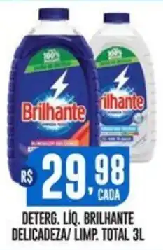 Casagrande Supermercados Deterg. liq. brilhante delicadeza/ limp. total oferta