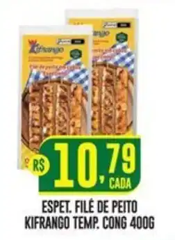 Casagrande Supermercados Espet. filé de peito kifrango temp. cong oferta