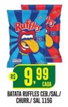 Casagrande Supermercados batata ruffles ceb/sal/ churr/ sal oferta
