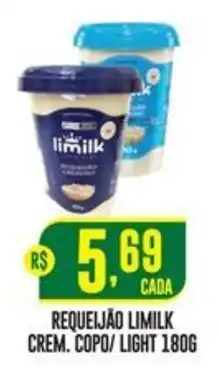 Casagrande Supermercados Requeijão limilk crem. copo / light oferta