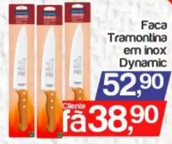 Faca tramontina em inox dynamic