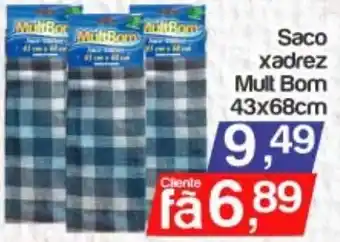 Saco xadrez Mult Bom