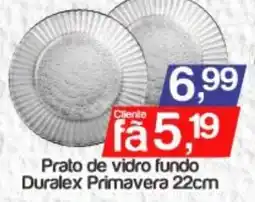 Supermercados Gricki Prato de vidro fundo Duralex Primavera oferta