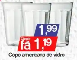 Supermercados Gricki Copos americanos de vidro oferta