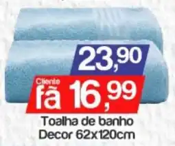 Supermercados Gricki Toalha de banho decor oferta