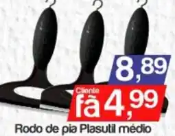 Supermercados Gricki Rodo de pia Plasutil médio oferta