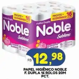 Bramil Supermercados Papel higiênico noble f. dupla oferta