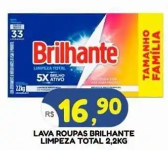 Lava roupas brilhante limpeza total