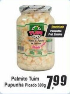 Palmito Tuim Pupunha picado 300g