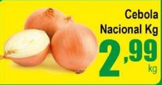 Higa's Supermercado Cebola Nacional 1kg oferta