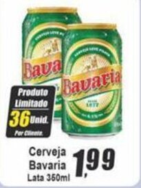 Panelão Cerveja Bavaria lata 350ml oferta
