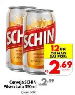 Althoff Supermercados Cerveja schin pilsen lata oferta