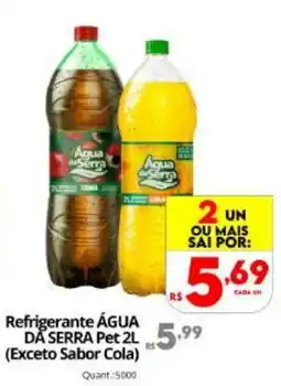 Althoff Supermercados Refrigerante Água Da Serra Pet 2l oferta