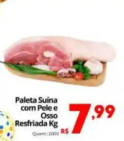 Althoff Supermercados Paleta Suína com Pele e Osso Resfriada Kg oferta