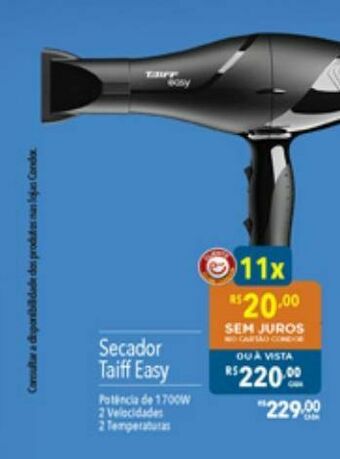 Secador taiff easy