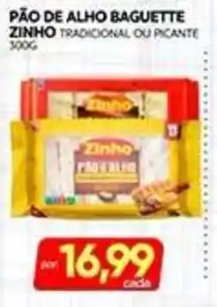 Novo Mix Pão de alho baguette oferta