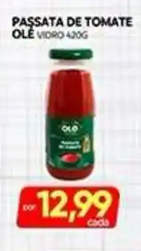 Novo Mix Passata de tomate ole vidro oferta