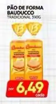 Novo Mix Pão de forma bauducco tradicional oferta