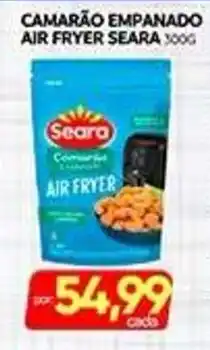 Novo Mix Camarão empanado air fryer seara oferta