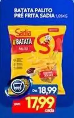 Novo Mix Batata palito pré frita sadia oferta