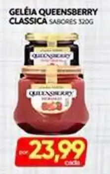 Novo Mix geléia queensberry classica sabores oferta
